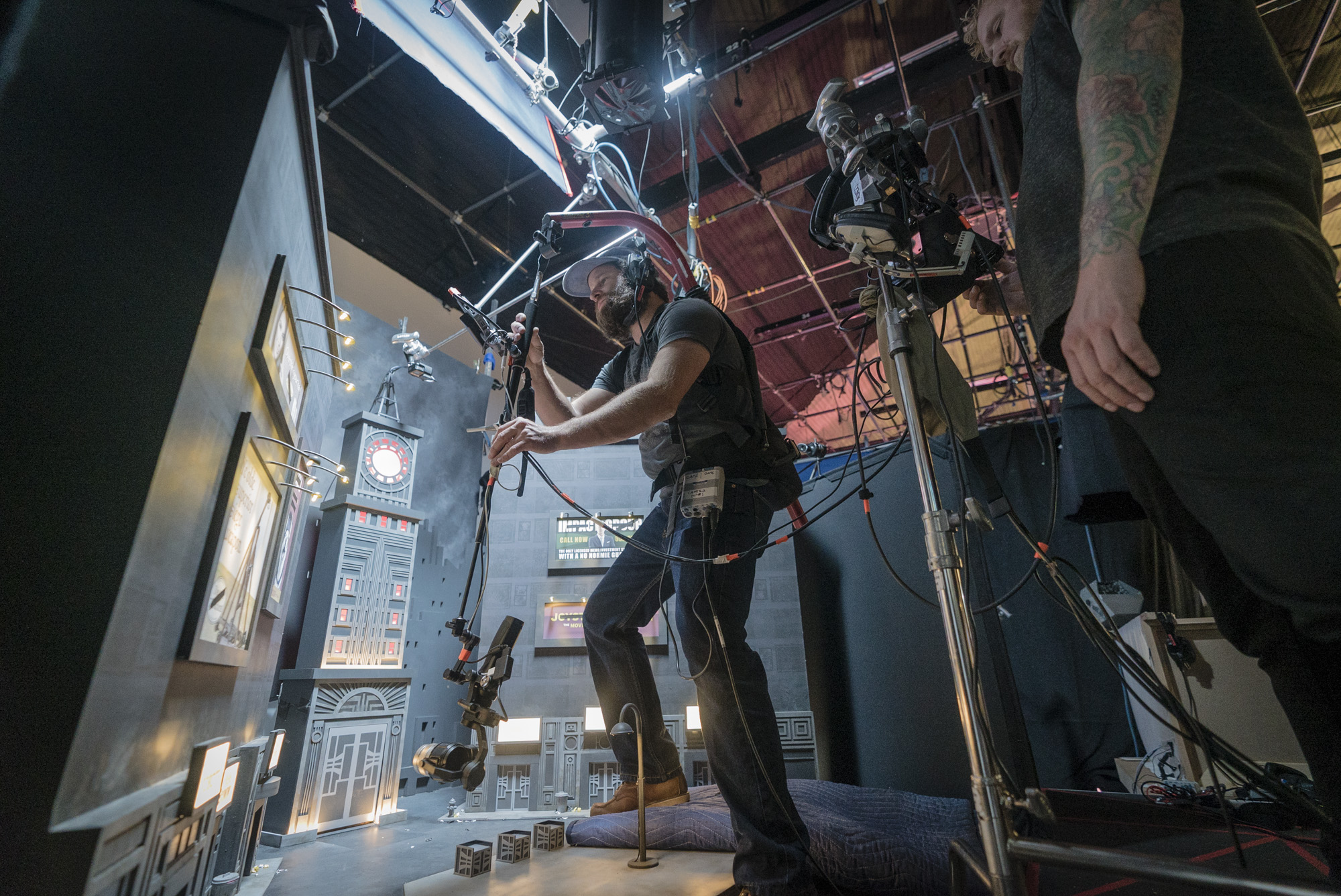 Behind the scenes